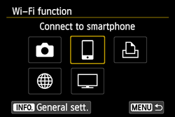 Sending Images to a Smartphone (Wireless Connection) (EOS M2)