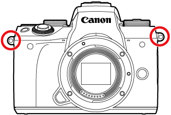 attaching canon camera strap