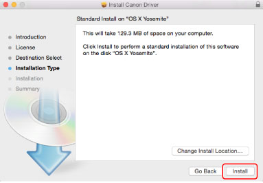 what driver to install for mac os x