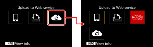 how can i upload all my pictures to canon image gateway