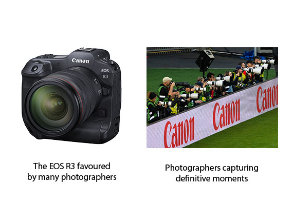 Canon Comprises Number One Share of Press Cameras Used During  Rugby World Cup New Zealand 2021