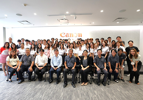 Canon Hosts CU Faculty of Science Lecturers and Students  for Comprehensive Learning of Canon Technology