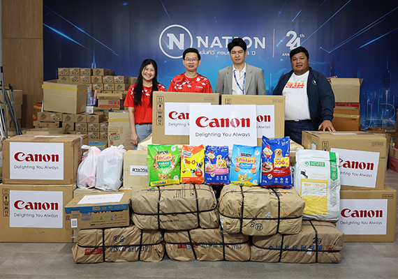 Canon Contributes Relief Supplies to the Nation Foundation to Help Communities Impacted by the 2024 Floods