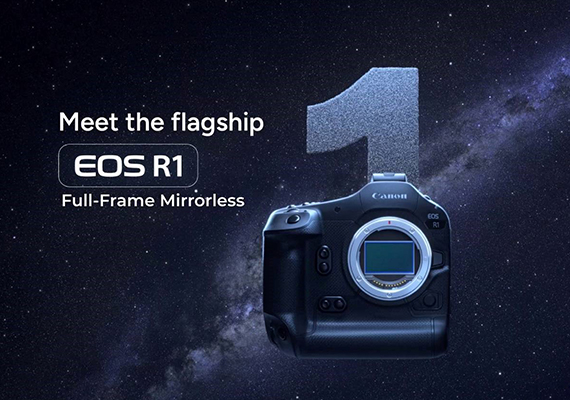 Explore the Exceptional Features of the Canon EOS R1: The Ultimate Full-Frame Flagship with the Slogan "EOS R1: Be One with Mastery"