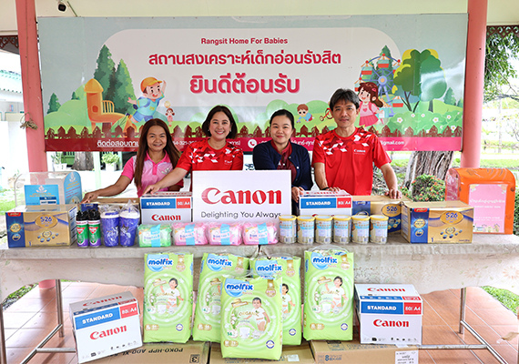 Canon Supports Underprivileged Children and Youth for the 3rd Consecutive Year at Baan Nokkamin Foundation and Rangsit Home for Babies